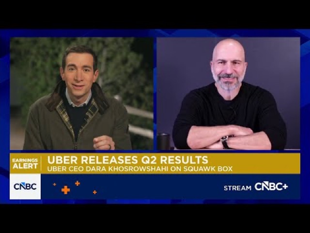 Uber CEO Dara Khosrowshahi interviewed on Q2 results